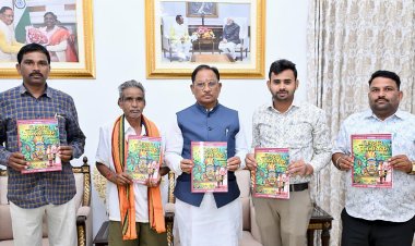 *मुख्यमंत्री श्री विष्णुदेव साय ने पद्मश्री जागेश्वर यादव के जीवन पर आधारित पुस्तक “बिरहोर जननायक” का किया विमोचन*