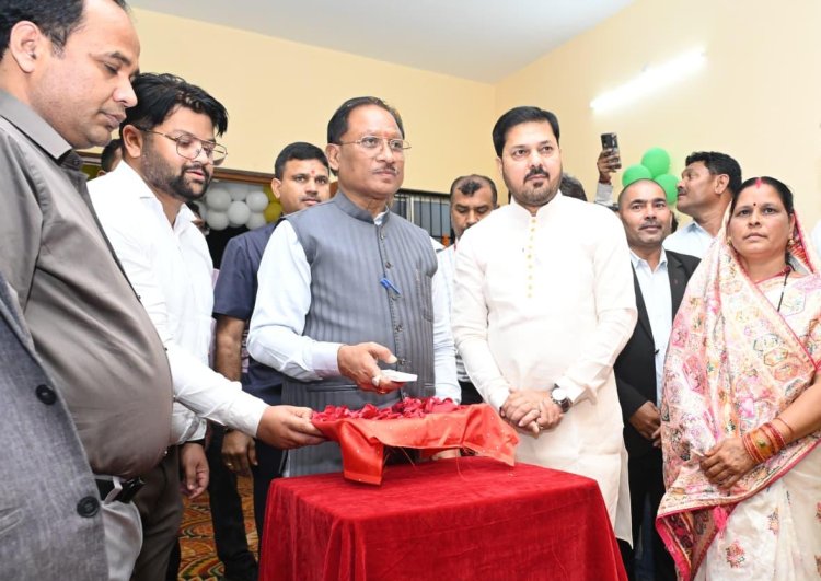 *धरसींवा में आधुनिक तहसील कार्यालय का लोकार्पण: सुगम, पारदर्शी और नागरिक-केंद्रित प्रशासन की दिशा में बड़ा कदम – मुख्यमंत्री श्री विष्णु देव साय*