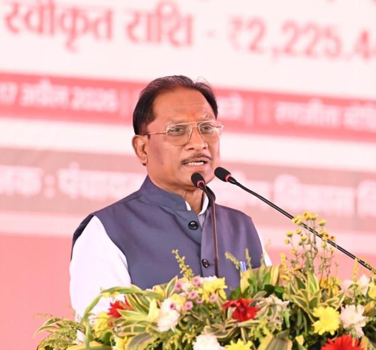 *ग्रामीण विकास को नई रफ्तार: 2426 किमी सड़क निर्माण का मुख्यमंत्री श्री विष्णु देव साय ने किया शिलान्यास*