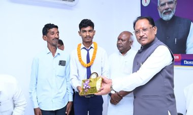 *सपना देखना और उसे लक्ष्य में बदलकर निरंतर प्रयास करना ही सफलता की कुंजी - मुख्यमंत्री श्री साय*