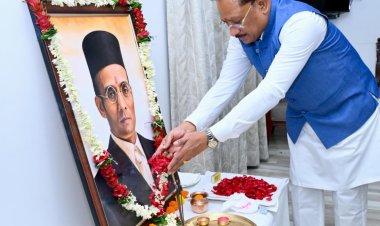 *मुख्यमंत्री ने स्वातंत्र्यवीर विनायक दामोदर सावरकर की जयंती पर उन्हें किया नमन*