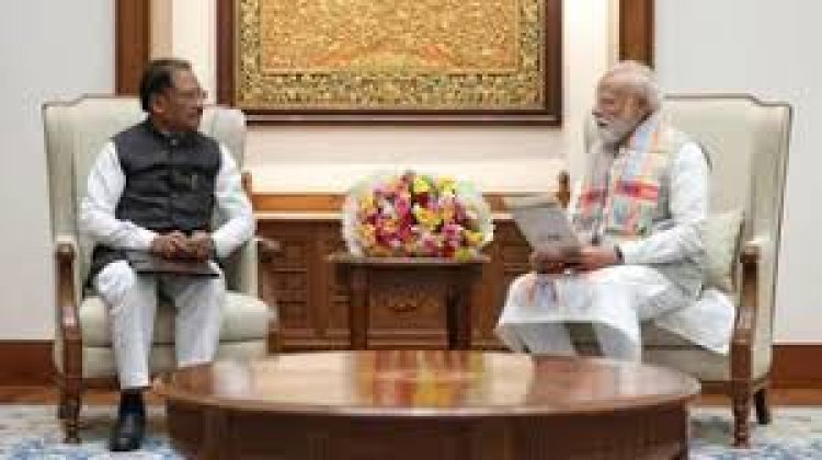 *नई दिल्ली में मुख्यमंत्री विष्णु देव साय ने दिल्ली की मुख्यमंत्री रेखा गुप्ता से की सौजन्य भेंट*