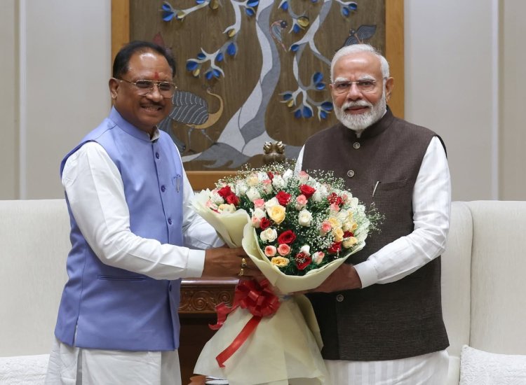 *प्रधानमंत्री श्री नरेन्द्र मोदी के नेतृत्व के 12 वर्ष पूर्ण होने पर मुख्यमंत्री श्री विष्णु देव साय ने दी बधाई और शुभकामनाएं
