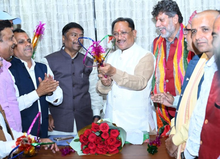 *बस्तर गोंचा महापर्व 2026 का निमंत्रण लेकर मुख्यमंत्री श्री विष्णु देव साय से मिले प्रतिनिधि*